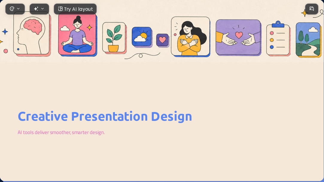 Mental Health Awareness AI Presentation Templates for Psychology and Counseling Education 2026