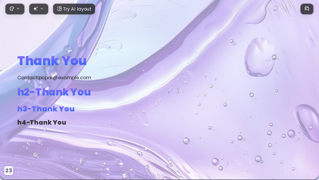 Lavender Fantasy AI Presentation Template for Teaching Courseware 2026 - Slide 23