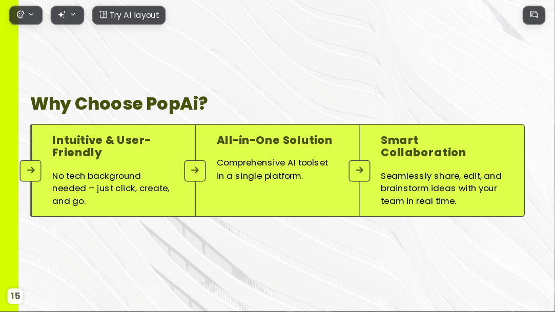The Business Plan AI Presentation Template for Design Showcase 2026 - Slide 15