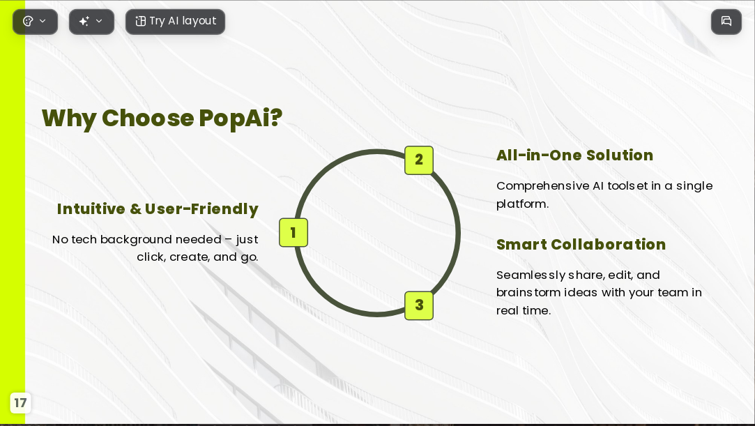 The Business Plan AI Presentation Template for Design Showcase 2026 - Slide 17