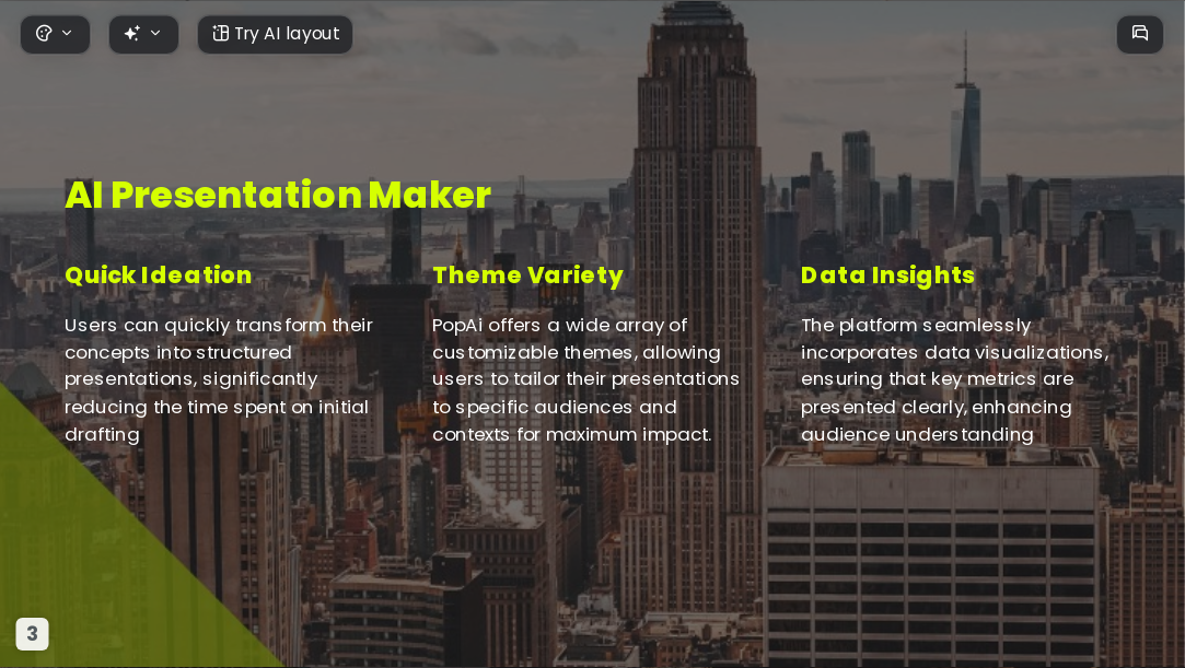 The Business Plan AI Presentation Template for Design Showcase 2026 - Slide 3