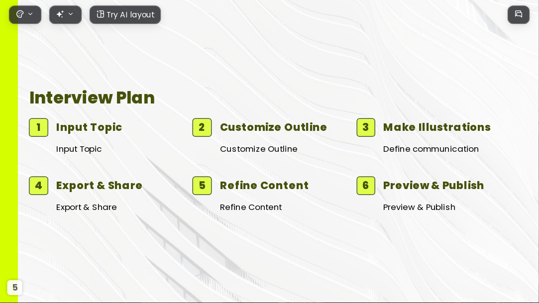 The Business Plan AI Presentation Template for Design Showcase 2026 - Slide 5