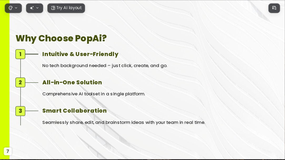 The Business Plan AI Presentation Template for Design Showcase 2026 - Slide 7