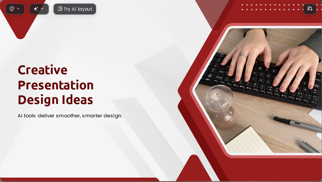 Red geometric minimalism AI Presentation Template for Teaching Courseware 2026