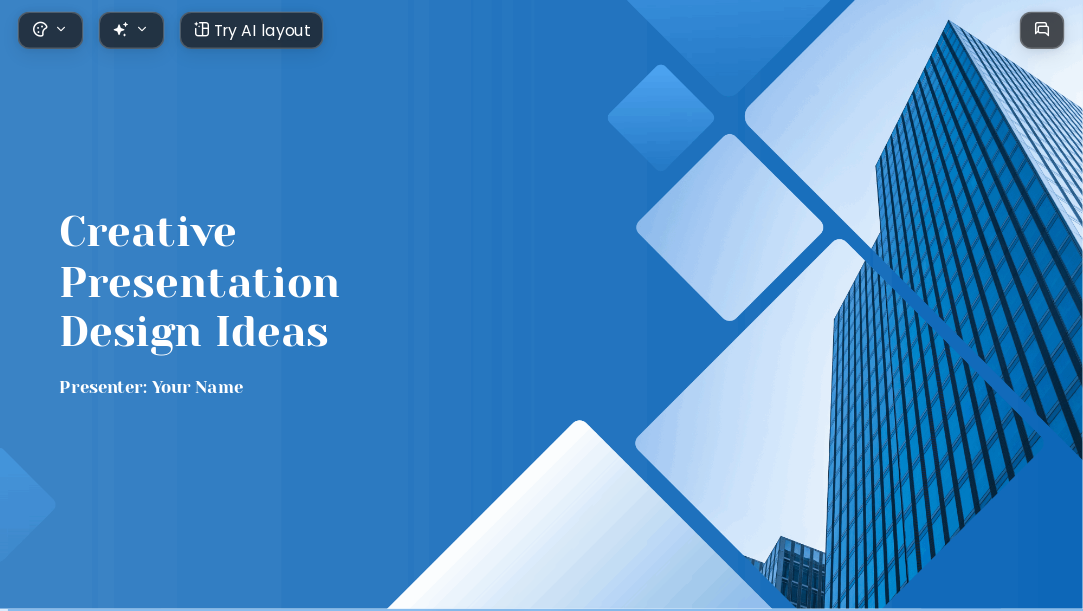 Blue Business Modern AI Presentation Template for Teaching Courseware 2026