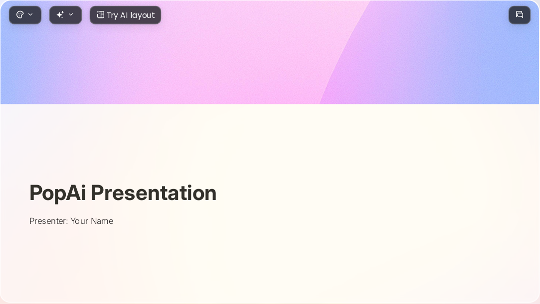 Atmospheric AI Presentation Template for Teaching Courseware 2026